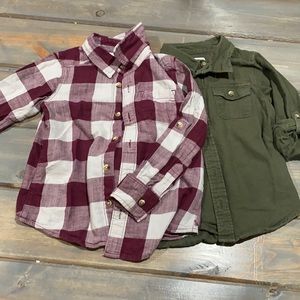 Old Navy shirts, great colors for the holidays!